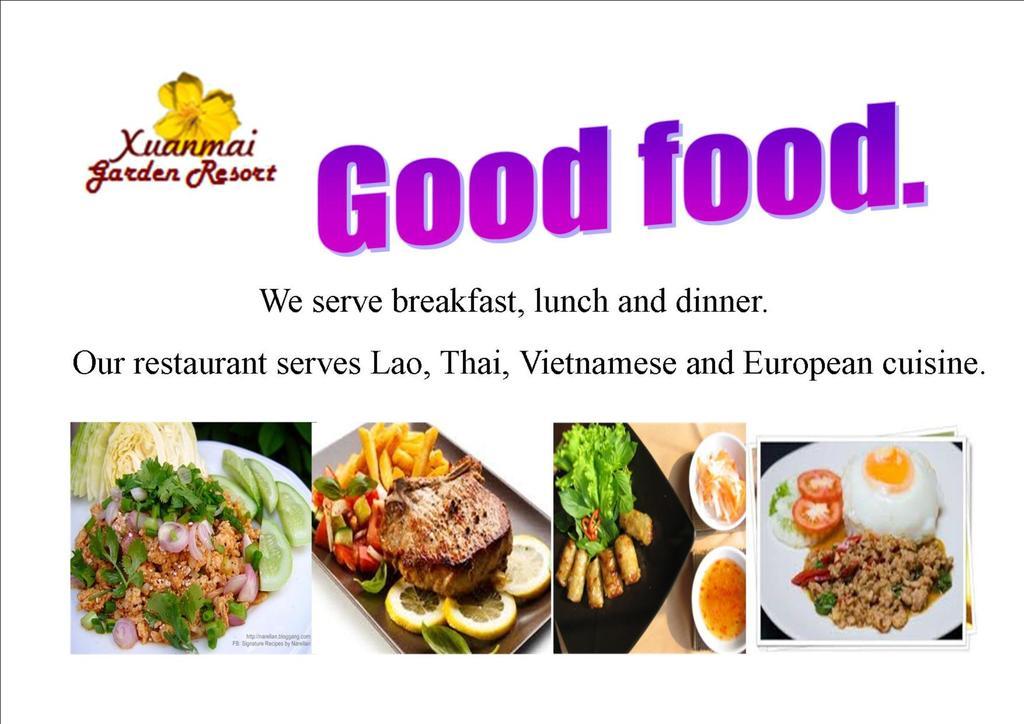 Xuanmai Garden Resort Pakse Ngoại thất bức ảnh